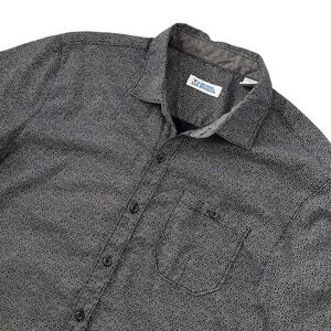 Michael Brandon Mens Patterned Casual Button Down Shirt, Michael Brandon 527